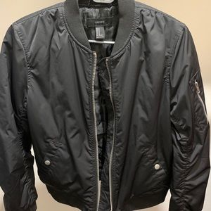 Black Bomber Jacket